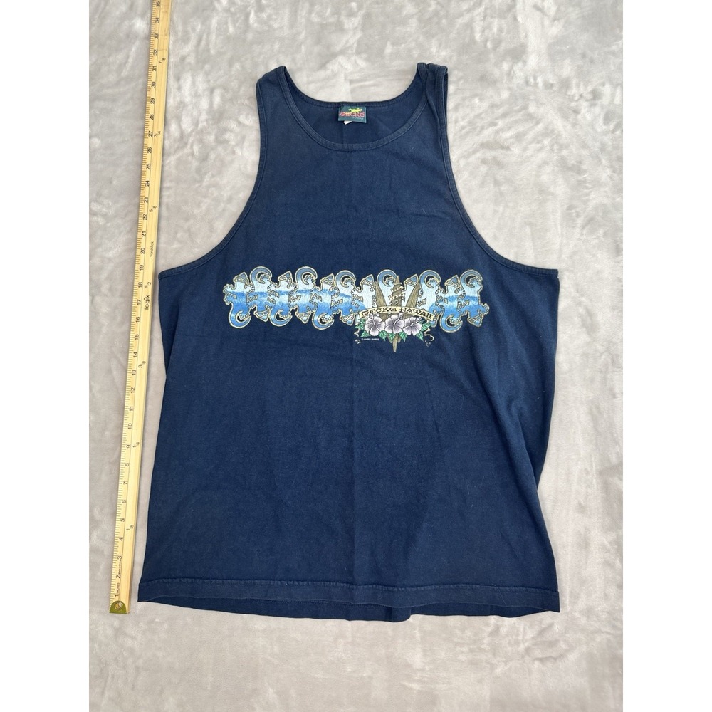 Vintage HAWAII GECKO HANG LOOSE‎ SOFT FADED TANK TOP 90s